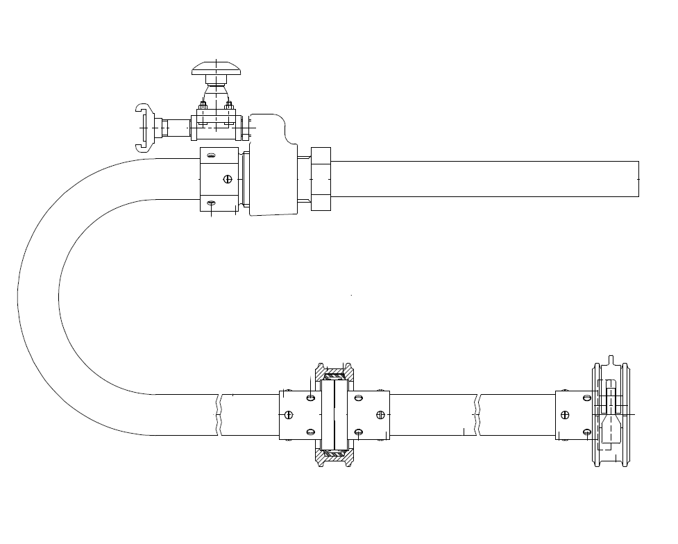 Düsensystem trocken 32 mm bestehend aus: