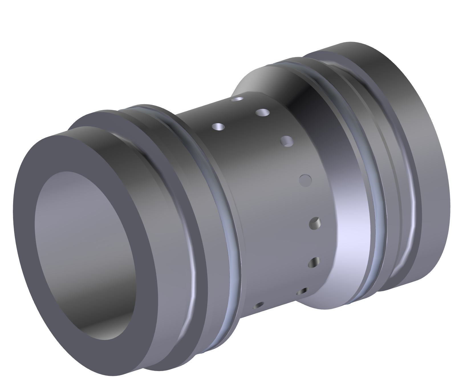 Stromwandlergehäuse Ø 80 mm komplett