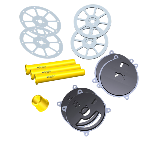 Starter Kit Verschleissteile für Aliva 257, für Trockenmischung