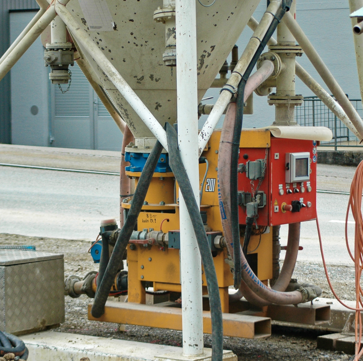 Fördereinheit für Drucksilo